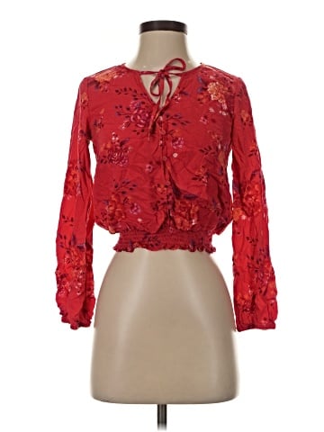Mudd Long Sleeve Blouse (view 1)