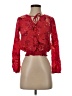 Mudd 100% Rayon Red Long Sleeve Blouse Size S - photo 1