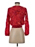 Mudd 100% Rayon Red Long Sleeve Blouse Size S - photo 2