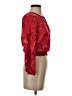 Mudd 100% Rayon Red Long Sleeve Blouse Size S - photo 4