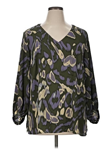 Belle By Kim Gravel 3/4 Sleeve Blouse (view 1)