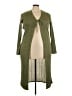 Anthropologie Solid Stripes Green Cardigan Size 2X - photo 1