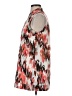 Como Black 100% Cotton Red Sleeveless Blouse Size S - photo 5
