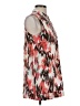 Como Black 100% Cotton Red Sleeveless Blouse Size S - photo 4