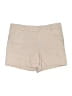 Ann Taylor Solid Tan Khaki Shorts Size 12 - photo 1
