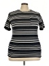 Assorted Brands 100% Cotton Black Short Sleeve Top Size XXL - photo 1