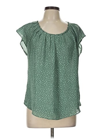 LC Lauren Conrad Short Sleeve Blouse (view 1)