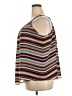 Lane Bryant 100% Polyester Brown Burgundy Sleeveless Blouse Size 22 - photo 5