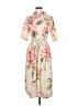 Unbranded Print Ivory Casual Dress Size M - photo 1