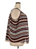 Lane Bryant 100% Polyester Brown Burgundy Sleeveless Blouse Size 22 - photo 4