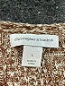 Christopher & Banks 100% Cotton Tweed Brown Pullover Sweater Size L - photo 7