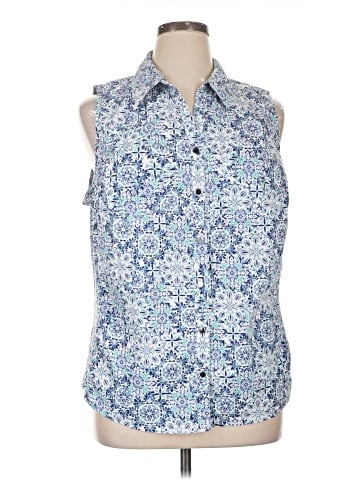 Coral Bay Sleeveless Button-Down Shirt (view 1)