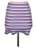 Wow Couture Stripes Purple Casual Skirt Size S - photo 1