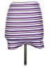 Wow Couture Stripes Purple Casual Skirt Size S - photo 2