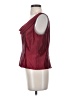 Michaelangelo Burgundy Sleeveless Blouse Size 10 - photo 5