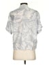 Gap Tropical Silver Short Sleeve Blouse Size XS - photo 2
