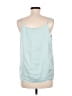 Ann Taylor 100% Polyester Teal Sleeveless Top Size M - photo 2