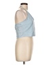 Shein Blue Sleeveless Blouse Size 12 - photo 4