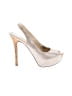 Enzo Angiolini 100% Leather Metallic Ivory Heels Size 7 1/2 - photo 1