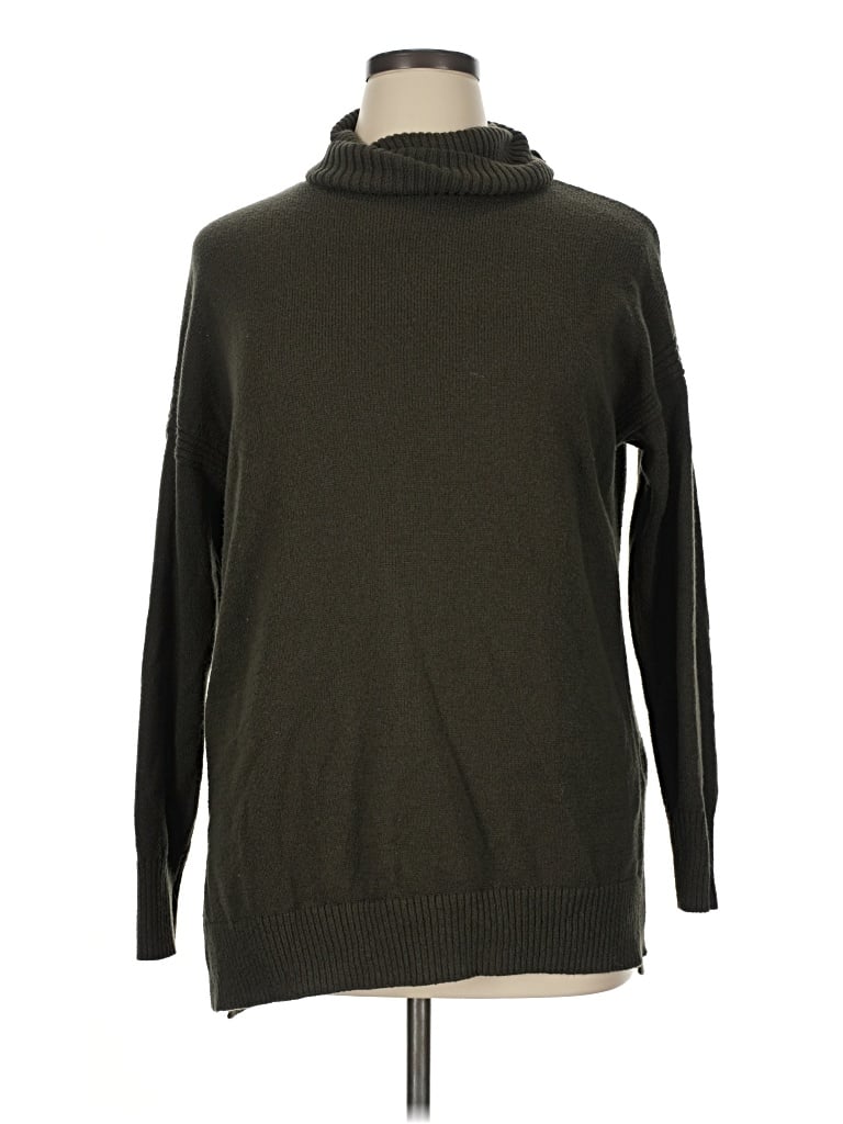Pre-owned Old Navy Turtleneck Sweater In Green