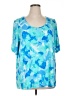 Susan Graver Blue Active T-Shirt Size XL - photo 1