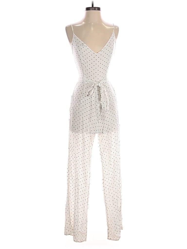 Pre-owned Forever 21 Jumpsuit In Ivory