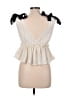 Shein Ivory Sleeveless Blouse Size M - photo 2
