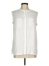 Tahari 100% Polyester Ivory Sleeveless Blouse Size M - photo 1
