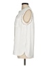 Tahari 100% Polyester Ivory Sleeveless Blouse Size M - photo 5