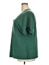 Unbranded Solid Green Short Sleeve Top Size XXL (2XL) - photo 5