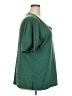 Unbranded Solid Green Short Sleeve Top Size XXL (2XL) - photo 4