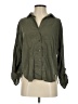 Side Stitch Green Long Sleeve Button-Down Shirt Size XS - photo 1