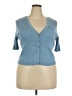 Torrid Blue Cardigan Size 2X Plus (2) - photo 1