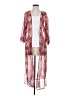 Cupshe 100% Polyester Red Kimono Size S - photo 1