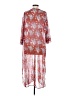Cupshe 100% Polyester Red Kimono Size S - photo 2