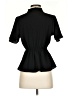 Monteau Black Short Sleeve Blouse Size S - photo 2