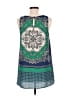 Cremieux 100% Polyester Green Sleeveless Blouse Size M - photo 2