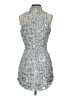 Amanda Uprichard 100% Polyester Metallic Silver Cocktail Dress Size S - photo 2