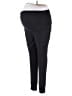 Isabel Maternity Solid Black Active Pants Size Lg Maternity - photo 1