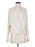 Six/Fifty 100% Cotton Ivory Long Sleeve Top Size S - photo 1