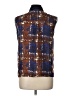 Tory Burch Plaid Blue Sleeveless Blouse Size 10 - photo 2