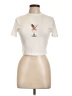 Shein Ivory Short Sleeve T-Shirt Size L - photo 1