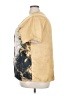 Unbranded Graphic Gold Short Sleeve Blouse Size 3XL - photo 5