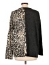 Assorted Brands Animal Print Gray Pullover Sweater Size L - photo 2