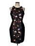 Milly Graphic Black Cocktail Dress Size 10 - photo 1
