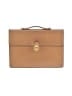 Salvatore Ferragamo 100% Leather Tan leather briefcase One size - photo 1