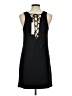 Delacy Solid Black Casual Dress Size M - photo 2