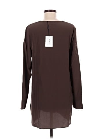 Matteau Long Sleeve Silk Top (view 2)