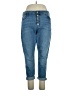 MICHAEL Michael Kors Solid Blue Jeans Size 18w - photo 1