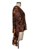 Lost + Wander 100% Polyester Brown Long Sleeve Blouse Size L - photo 4